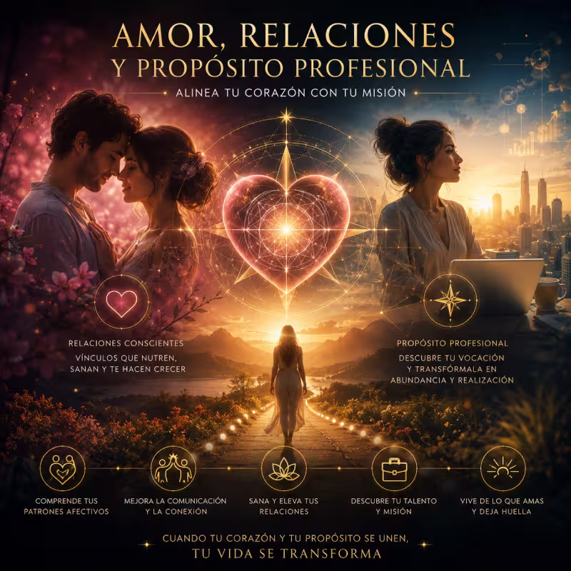 Amor, relaciones y propósito profesional