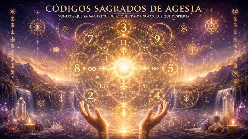 Códigos Sagrados - Explora los números de poder que activan frecuencias de sanación, abundancia y transformación en tu campo energético y tu vida.