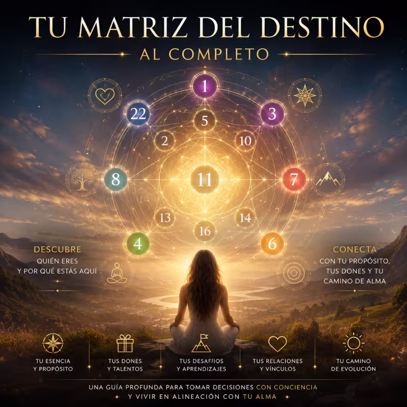 Tu Matriz del Destino al completo