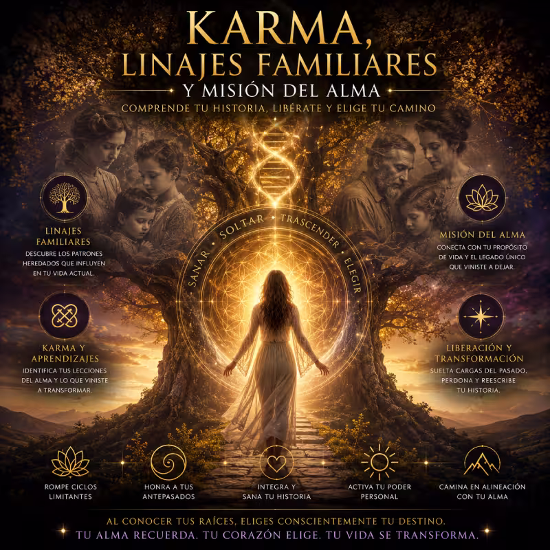 Karma, linajes familiares y misión del alma