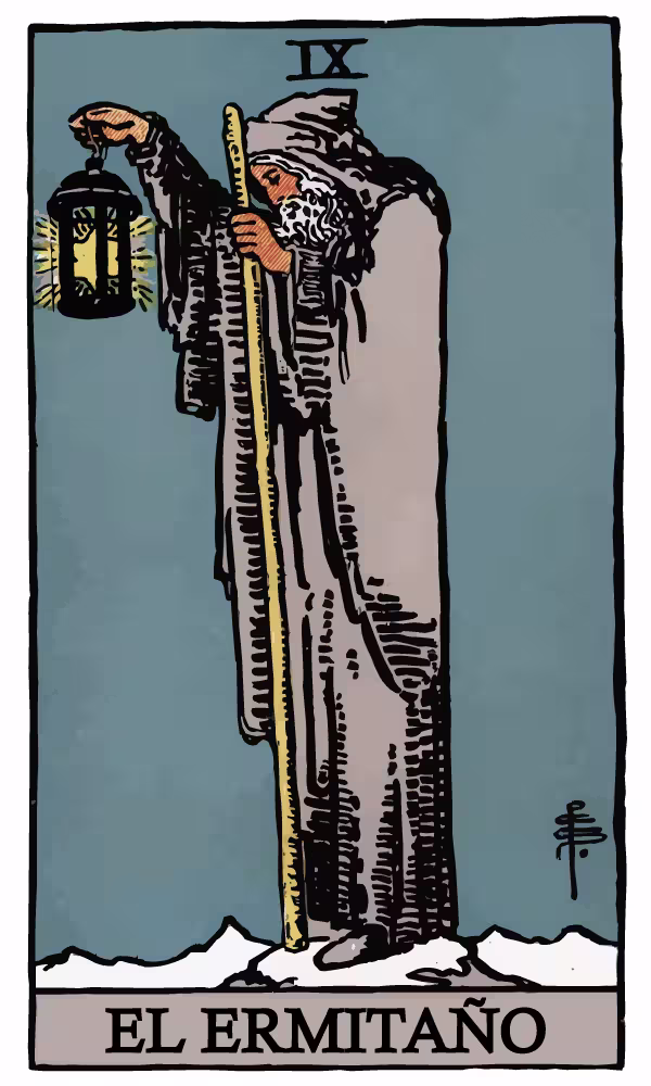 El Ermitaño — Arcano Mayor IX del Tarot