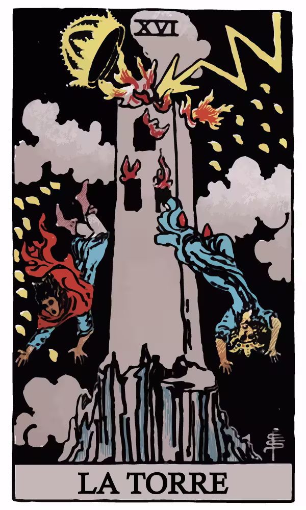 La Torre — Arcano Mayor XVI del Tarot