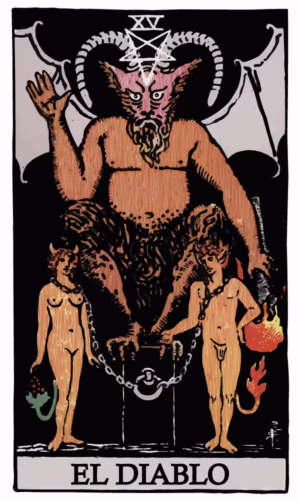 Arcano 15 — El Diablo — Matriz del Destino