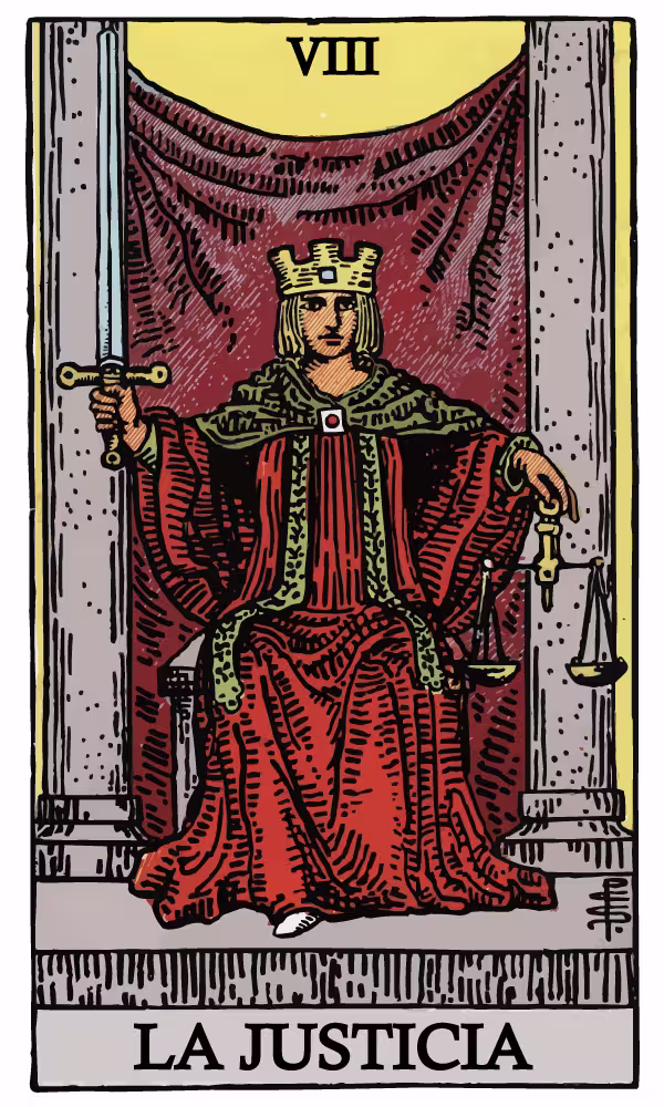Arcano 8 — La Justicia — Matriz del Destino