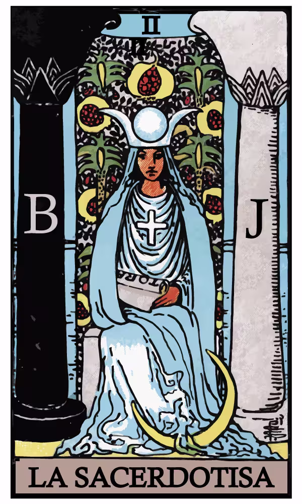 Arcano 2 — La Sacerdotisa — Matriz del Destino